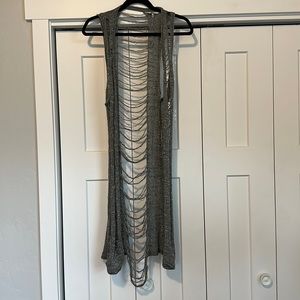 Gray destructed fly away over piece from Buckle